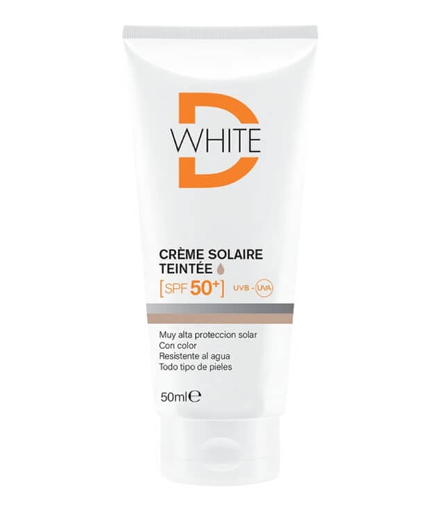 D-WHITE | CRÈME SOLAIRE TEINTÉE SPF50+
